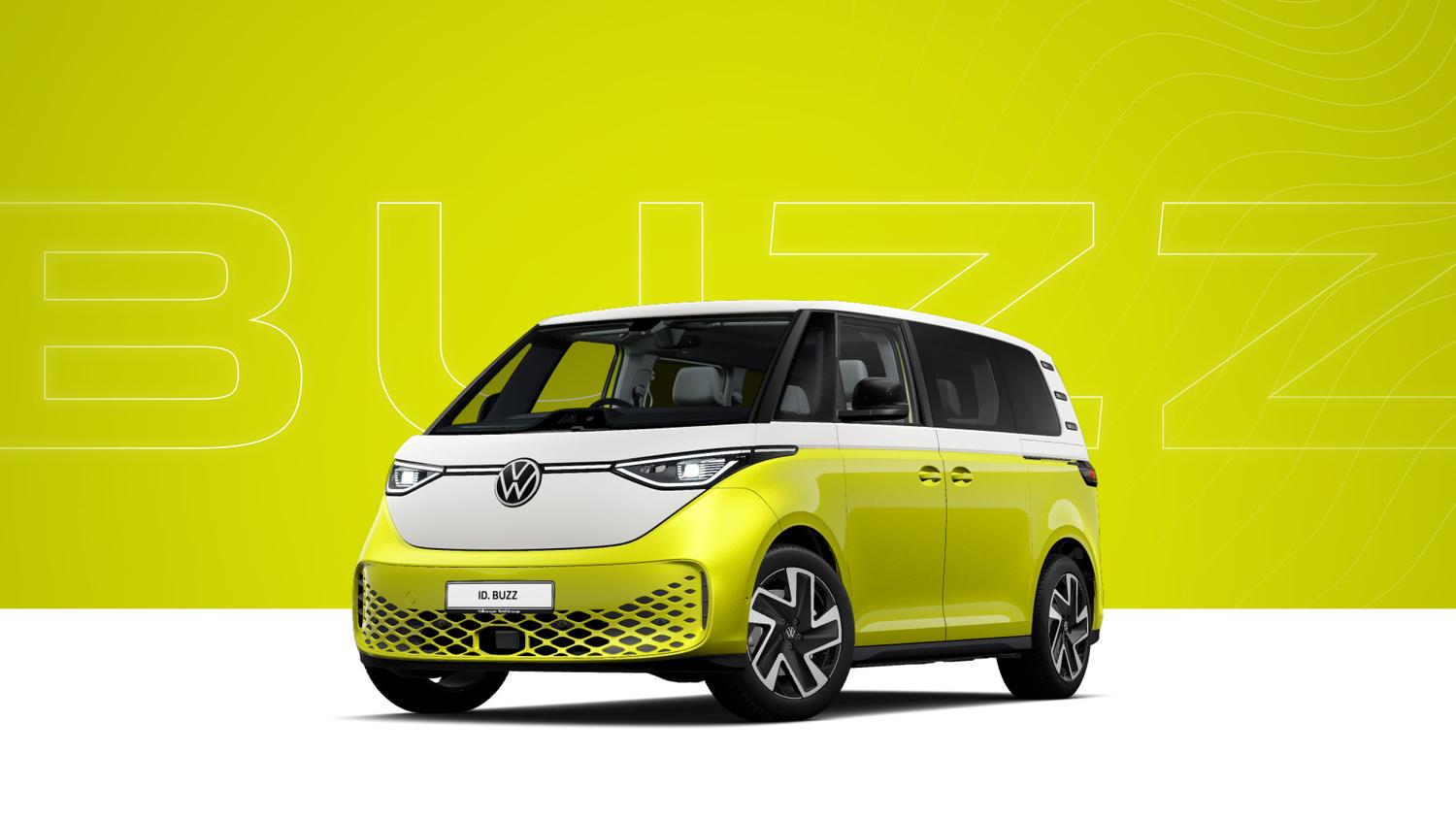 Volkswagen ID. Buzz hero artwork from the Home of eVW concept.